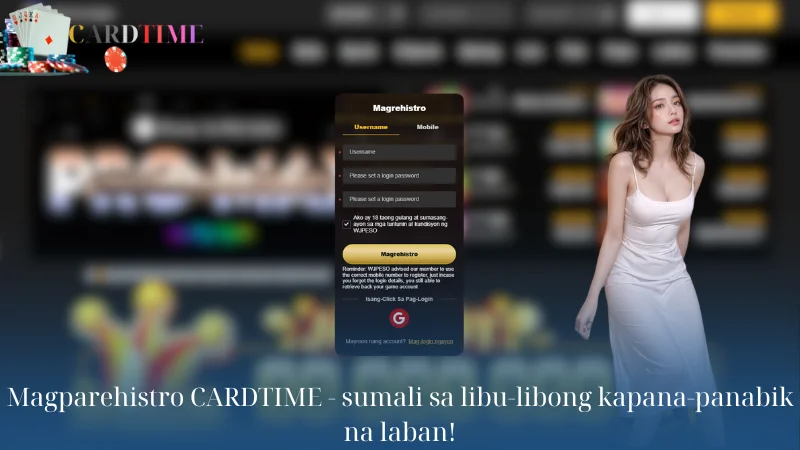 Magparehistro CARDTIME - sumali sa libu-libong kapana-panabik na laban!